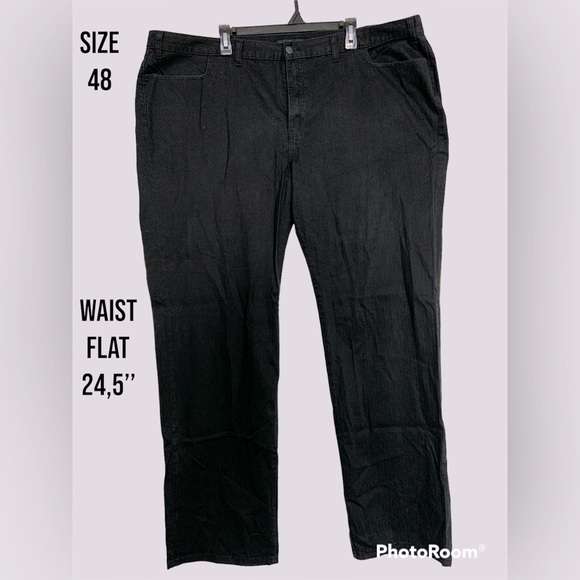 BIG AND TALL Marco black Mens pants - Picture 1 of 4